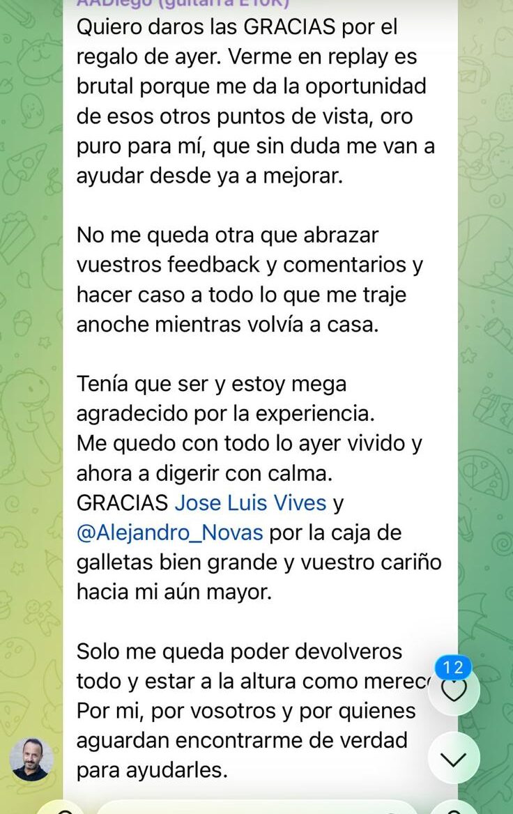 Testimonio RX